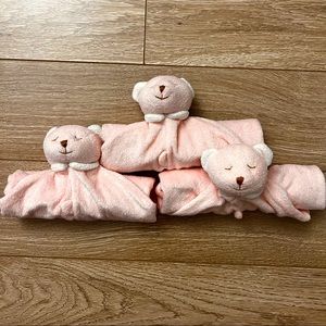 Super soft lovey trio